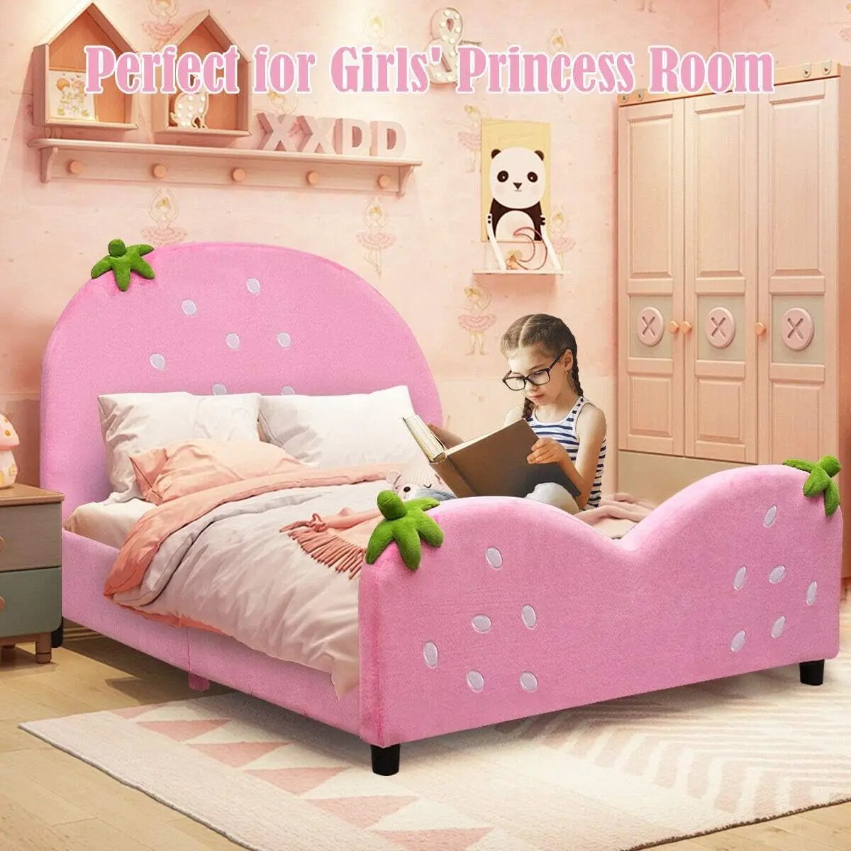 Twin Bed Frames for Kids Metal Upholstered