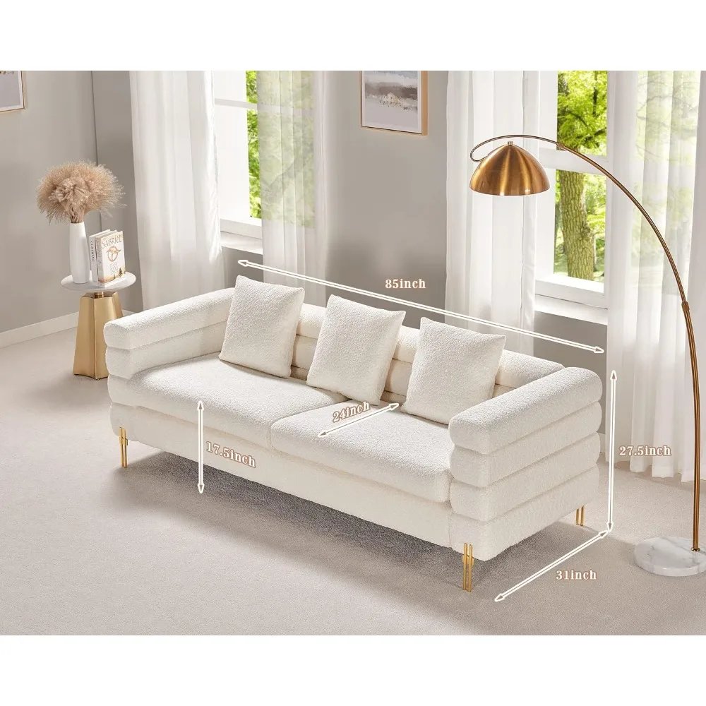 Comfy Oversized Sofa Set 3 Seater