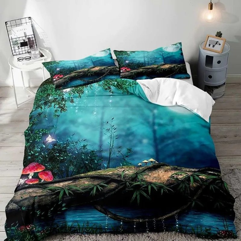 Aesthetic Boho Duvet 3PCS Bedding Cover Set