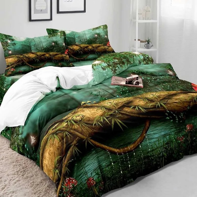 Aesthetic Boho Duvet 3PCS Bedding Cover Set