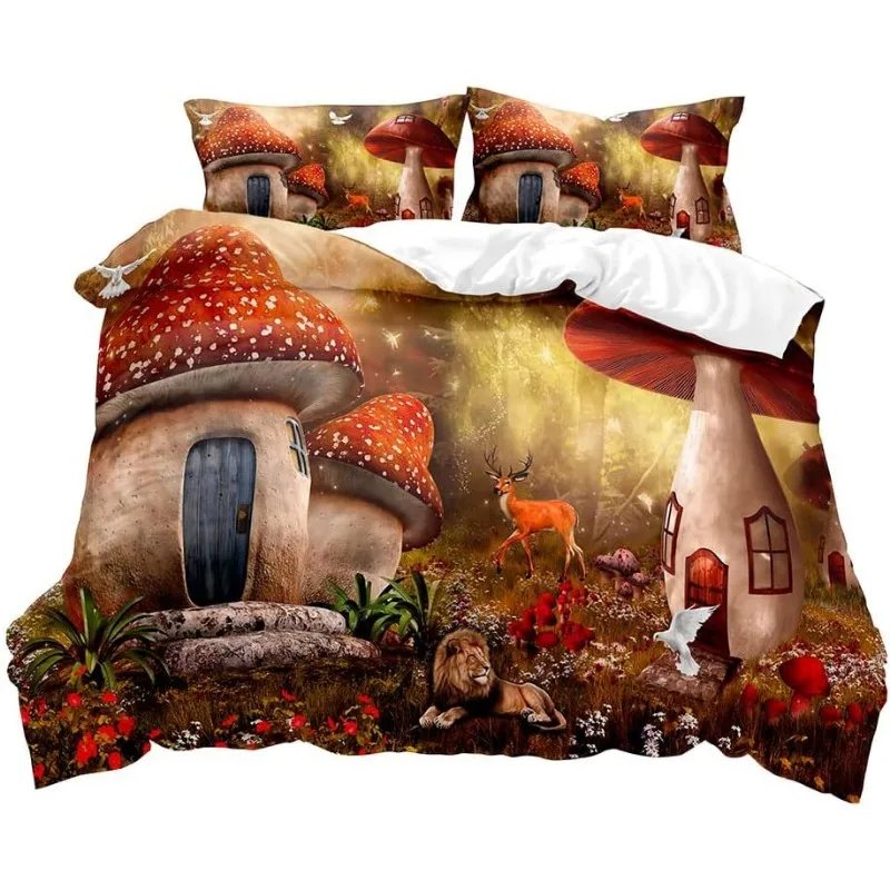 Aesthetic Boho Duvet 3PCS Bedding Cover Set