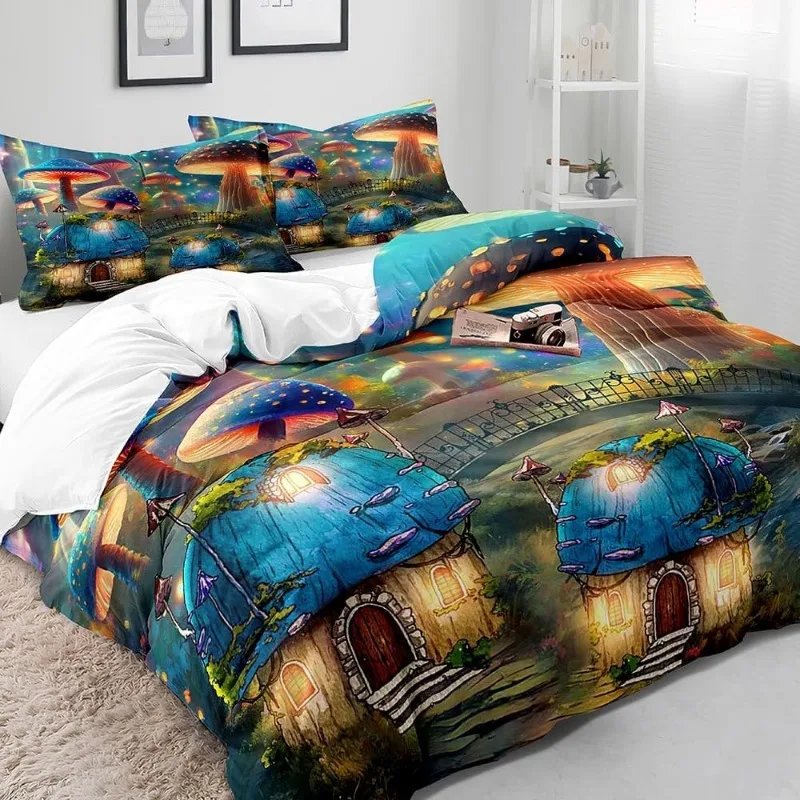 Aesthetic Boho Duvet 3PCS Bedding Cover Set