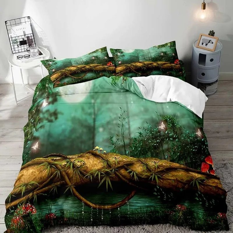 Aesthetic Boho Duvet 3PCS Bedding Cover Set