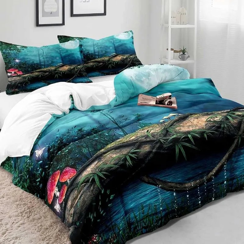 Aesthetic Boho Duvet 3PCS Bedding Cover Set