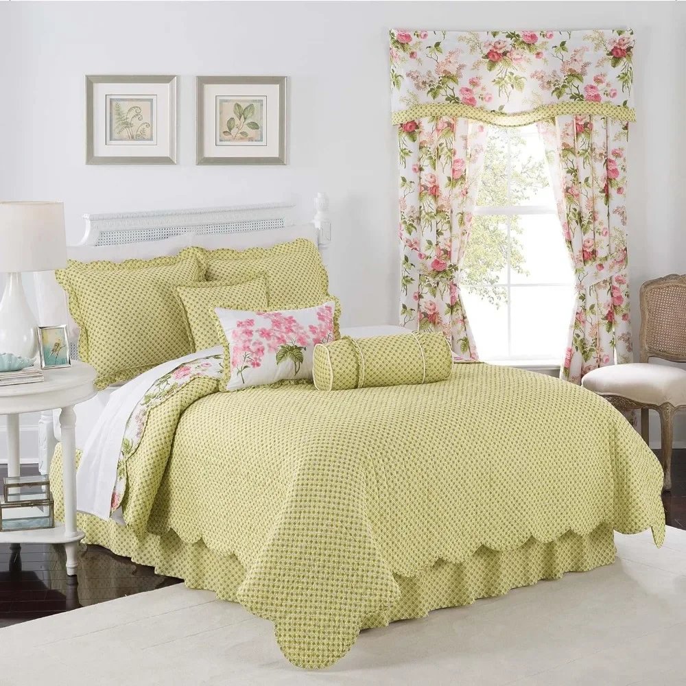 Modern Floral 4-Piece Bed Set